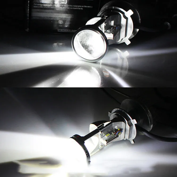 لامپ خودرو هدلایت لنزدار Y6 پایه h4 اورجینال