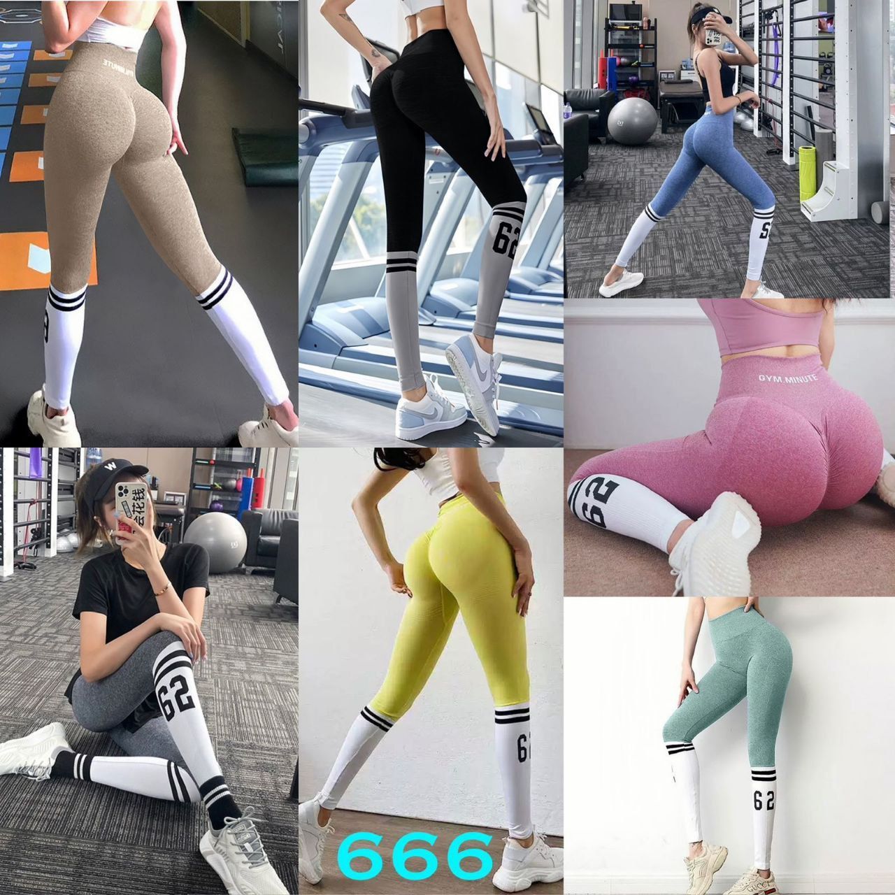 لگ جورابی ورزشی زنانه سیملس پشت چین دار باکیفیت