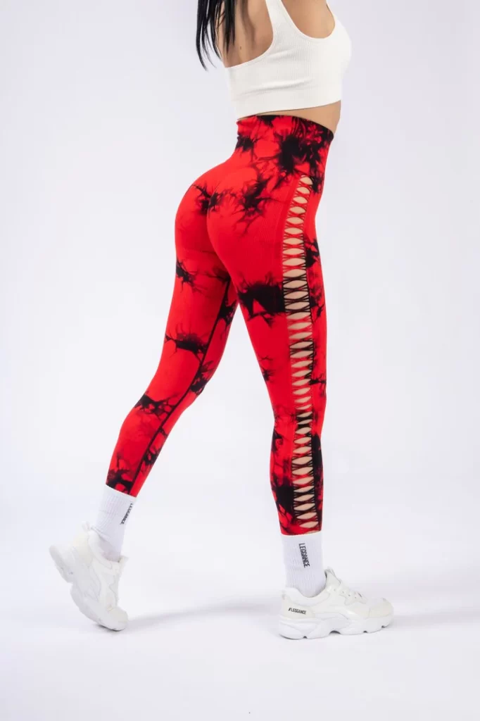 لگ دخترانه ورزشی زاپدار طرح آبرنگی(سفارش اروپا)